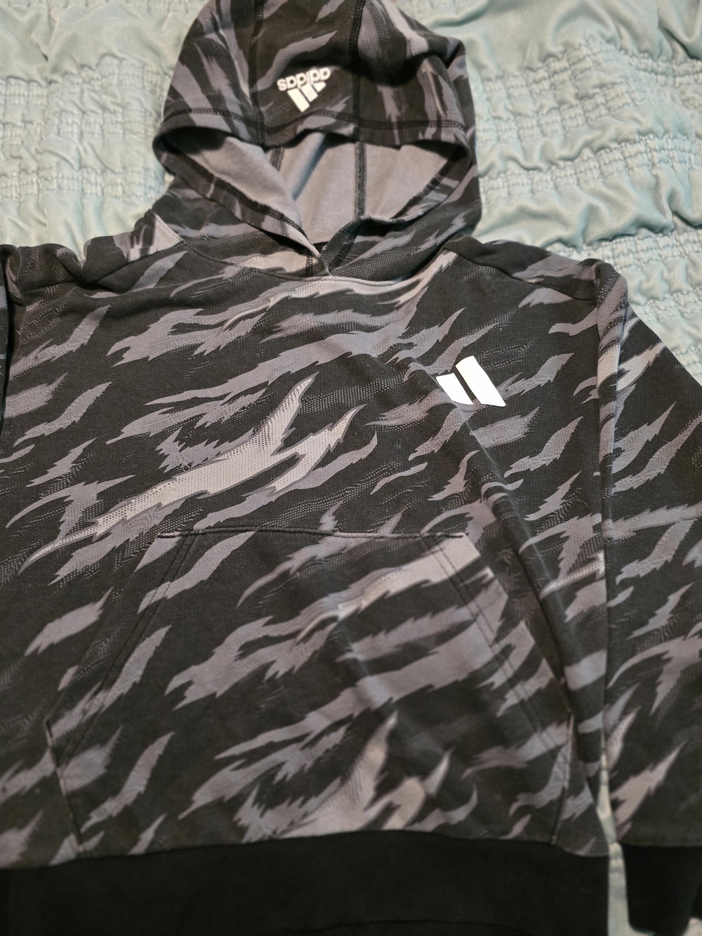 Adidas size 8 terrycloth hoodie